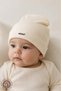 Unisex Baby Arma Detailed Report Fabric Combed Cotton 100% Cotton Newborn Single Baby Beanie - 4