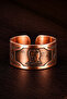 Men's Copper Ring Handmade with Atatürk Motif Adjustable Men's Copper Ring - 2