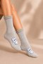 Women's Cotton Patterned Socks Multi-Colored 4-Piece Pack - 4