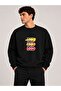 No Fear Print Detailed Crew Neck 2 Thread Sweatshirt