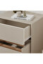 Modern Arch Nightstand - 45x35x52.5 CM- Beige/ Brown Oud - M.T.29757.2-4 - 7