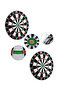Quality Wooden Dart Board 12 Inch 4 Pcs Metal Needle Tip Darts - 4