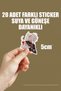 Kaedehara Kazuha Genshin Impact Anime Gacha Adhesive Foil Sticker Pack (20 Pcs) - 5