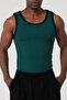 Men's Halter Neck Combed Cotton Camisole Fitted Molded Ribbed Sportsman Lycra Undershirt - 6