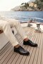 Men's Black Lace-Up Leather Casual Shoes Wm730018Dv - 2