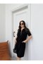 Women's Black Zippered Bag Pocket Oysho Dress Hzl26S-Vl15031 - 4
