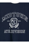 Navy Blue Crew Neck Nyc Printed Men's T-Shirt - 6