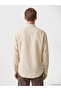 Southblue Beige Regular Fit Dobby Men's Shirt - 4