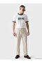 White Crew Neck Brooklyn Printed Men's T-Shirt - 2