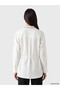 White Lace Collar Women's Shirt Tunic - 4