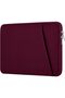 Laptop Sleeve Case 14 inch, Durable Carrying Bag Shockproof Protective Case Cover, Handbags Briefcase Laptop Bag Compatible with 14" MacBook Air/Pro HP Asus Lenovo Notebook Computer, Wine Red