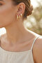 Set of 3 Gold Color Hoop Model Earrings - 2