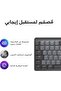 لوحة مفاتيح ميكانيكية صغيرة لاسلكية MX، مفاتيح كليكية، إضاءة خلفية، بلوتوث، USB - 6