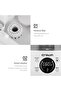 HF-415 Smart Humidifier with 3L Capacity, Dual Spray Nozzles, 3 Adjustable Speeds, and Essential Oil Compatibility for a Pleasant Aroma. With Remote control with 1 Year -White - 3