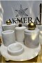 100% Real Marble 7 Piece Luxury Bathroom Set with Marble Ball Handles - 3