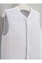 Baby Boy Quilted Vest - Cotton Baby Vest with Snap Fasteners - 2