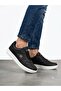 Men's Black Orthopedic Sole Casual Sneaker Walking Shoes - 2