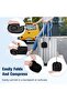 Neck Pillow for Traveling, Travel Pillows for Airplanes, 100% Pure Memory Foam Travel Neck Pillow, Adjustable Flight Pillow, Portable Plane Accessories with Eye Mask, Earplugs, Carry Bag - 8