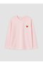 Peak New Season Pink Crew Neck Printed Girls' T-Shirt - 2