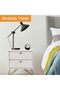 4-piece set of nickel drawer handles, concealed handles, zinc alloy material, suitable for cabinet drawers. - 4