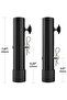 Four adjustable table leg extenders, 20cm black table leg extensions, suitable for folding tables. - 3