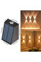 2-Piece LED Waterproof Solar Outdoor Ambient Light, Black Warm White Light, Garden Light for Outdoor Use - 2