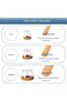 Chair covers, 16-piece pack of clear silicone chair leg covers, with felt wrapping layer, quiet operation, 18-25 mm diameter. - 3
