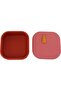 Two pink silicone lunch boxes, odor-proof, suitable for use in the refrigerator and other outdoor activities. - 4