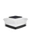 2-Pack Waterproof Solar Pillar Cap Lights for Gardens & Courtyards (Warm Light)