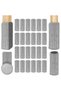 Chair leg covers, 24 felt furniture chair leg covers, anti-slip mats, suitable for chair legs, prevent scratches and noise.