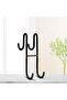 Black Two Stainless Steel Non-Stick Bathroom Glass Door Hooks - 4
