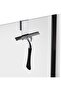 Two-piece wall-mounted shower hooks allow for towel rack installation without drilling, suitable for shower enclosures 6-11 mm thick. - 3