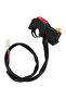 7/8-inch handlebar fog light switch, on/off button, headlight off switch, horn, motorcycle engine - 4