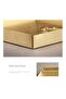 Rectangle Tray Gold 20.2x10.4x1.5cm - 6
