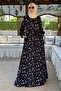 Bihter Navy Blue Dress - 3