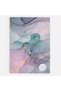 A5 Ruled Notebook with Abstract Pattern Cover - 80 Sheets - 4