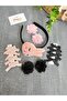 Baby Girl Rabbit Crown Buckle Set - 2