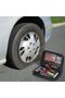 This 61-piece tire repair tool kit includes a quick wheel seal and is suitable for repairing tires on cars, trucks, trailers, and motorcycles. - 4