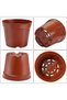 Seed pots, 8 cm, 10 pieces; nursery pots, reusable plastic; seed pots/seed trays/transplant pots/growing pots for indoor and outdoor planting - 2