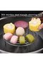 Round Stainless Steel Steaming Rack & Cooling Grid, Air Fryer Cooking Accessory Stand for Multi-Brand Countertop Oven Baking - 2