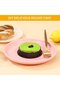 Set of 10 round baking pans, with perforation and non-stick coating, ideal for cakes and savory dishes - 3