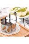 6-Piece Stainless Steel Flower-Shaped Dessert Ring Molds with Handles (silver, 8x3.8cm). - 3