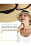 Hat - Women's Beach Sun Hat - UPF 80+ UV Protection - Foldable Brim - Summer - UV Protection Hat - Off-White - 4