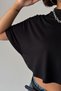 Crep Women's Oversize Crop T-Shirt Viscose Lycra Single Jersey Loose Basic T-Shirt - 2