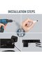 Holder for hairdryer and straightener, 29*7*11.5 - 5