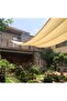 Outdoor shade cloth with buttonholes, windproof mesh, easy to install, lightweight, suitable for pergolas, patios and backyards (1 x 1 meter). - 5
