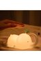 Elephant night light for children - Dimmable silicone touch bedside lamp with timer - USB rechargeable - Baby gift for boys and girls