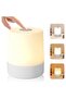 2400Ah Wireless Touch Bedside Lamp, 3 modes, stepless dimming, memory function, LED night light
