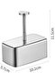 1-Piece Stainless Steel Rice Ball Mold, triangle, 11.5x10.2x5.7cm, silver, seaweed DIY tool - 2