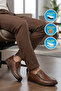Walnut Men's Smart Casual Shoes Genuine Leather Memory Comfortable Sole Stylish Loafer M741 m - 2